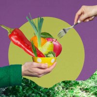 eating bowl of vegetables - food stock pictures, royalty-free photos & images