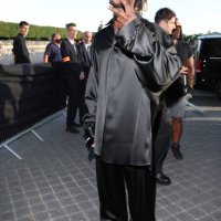 Eduardo Camavinga arrives at Hotel de la Marine on July 06, 2022 in Paris, France.