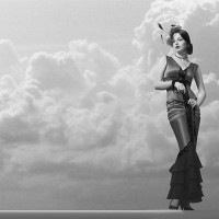 elegant fashion model in a classic film noir style. - fashion stock pictures, royalty-free photos & images