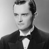 elegant man posing in studio, (b&w), close-up, portrait - hairstyle stockfoto's en -beelden