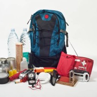 emergency backpack - food stock pictures, royalty-free photos & images