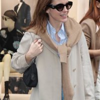 Emma Watson is seen during the Milan Fashion Week - Womenswear Fall/Winter 2024-2025 on February 21, 2024 in Milan, Italy.
