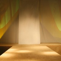 empty catwalk before the fashion show - fashion stock pictures, royalty-free photos & images