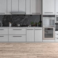 empty modern white kitchen with windows on a side - food stock pictures, royalty-free photos & images