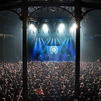 English doom metal group Paradise Lost performing live at The Roundhouse in London, on November 3, 2013.