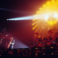 English group Pink Floyd performs in concert, New York, New York, circa July 1984.