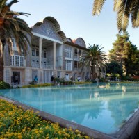 eram garden, shiraz, iran - garden decoration stock pictures, royalty-free photos & images
