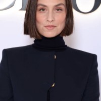 Erika Boldrin attends the Chloé Womenswear Fall/Winter 2024-2025 show as part of Paris Fashion Week on February 29, 2024 in Paris, France.