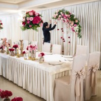 everything is almost finished for wedding ceremony - home decoration stock pictures, royalty-free photos & images