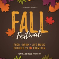 fall festival poster template. - fashion stock illustrations