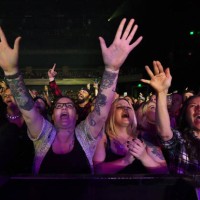 Fans react as recording artist Kip Moore performs at The Chelsea at The Cosmopolitan of Las Vegas on December 14, 2019 in Las Vegas, Nevada.