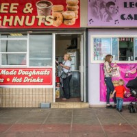 fasat food outlets at new brighton, wallasey, merseyside, uk. 30 june, 2013. - junk food stock pictures, royalty-free photos & images