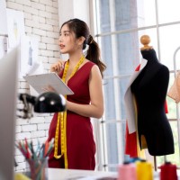 fashion designer sketching. - fashion stock pictures, royalty-free photos & images