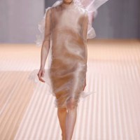 Fashion designers Miuccia Prada & Raf Simons at the runway at the Prada fashion show during the Milan Fashion Week Womenswear Spring/Summer 2024 on...