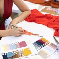 fashion designers work with design - fashion stock pictures, royalty-free photos & images