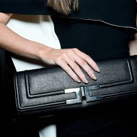 Fashion detail is seen backstage ahead of the Elisabetta Franchi show during Milan Fashion Week Spring/Summer 2016 on September 26, 2015 in Milan,...