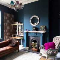 fashionable vintage styled living room - home decoration stock pictures, royalty-free photos & images