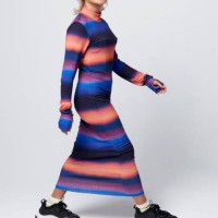 fashionable woman walking in studio - fashion stock pictures, royalty-free photos & images