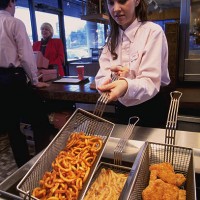 fast food frying - junk food stock pictures, royalty-free photos & images