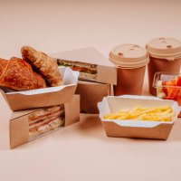 fast foods with coffee cups against beige background - junk food stock pictures, royalty-free photos & images