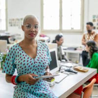 female fashion designer using digital tablet - fashion stock pictures, royalty-free photos & images