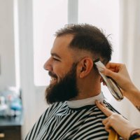 female hairdresser with customer in salon - hairstyle stock pictures, royalty-free photos & images