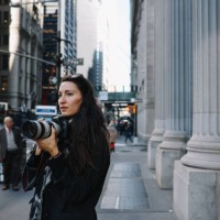 female photographer on the streets of nyc - fashion stock pictures, royalty-free photos & images