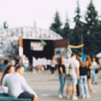festival event party with people blurred background - concert stock pictures, royalty-free photos & images