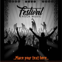festival sign - concert stock illustrations