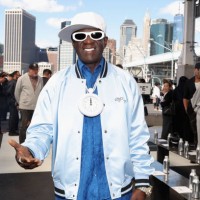 Flavor Flav attends the Off-White fashion show during the September 2024 New York Fashion Week on September 08, 2024 in New York City.