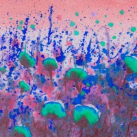 floral painting - watercolor - garden decoration stock pictures, royalty-free photos & images