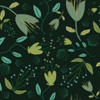 floral pattern - garden decoration stock illustrations