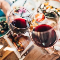 food and wine brings people together - food stock pictures, royalty-free photos & images