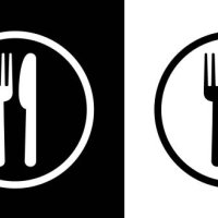 food court sign. - food stock illustrations