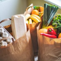 food delivery during quarantine - food stock pictures, royalty-free photos & images