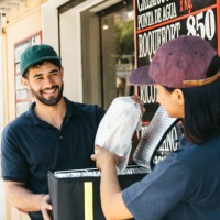 food delivery service - junk food stock pictures, royalty-free photos & images