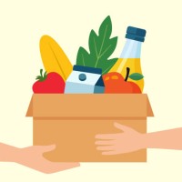 food donation - food stock-grafiken, -clipart, -cartoons und -symbole