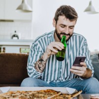 food ordering - junk food stock pictures, royalty-free photos & images