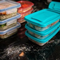 food storage containers - food stock pictures, royalty-free photos & images