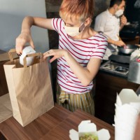 food workers - junk food stock pictures, royalty-free photos & images