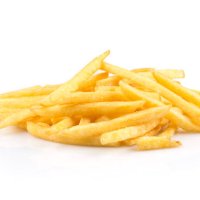 french fries isolated - junk food stock pictures, royalty-free photos & images