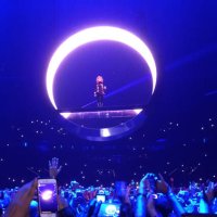 French singer Mylene Farmer performs during her concert at the Paris La Defense Arena in Nanterre, France, June 2019. The Mylene Farmer 2019 concert...