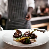 fresh dish ready to be served at restaurant - food stock pictures, royalty-free photos & images