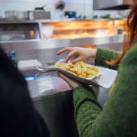 fresh from the fryer - junk food stock pictures, royalty-free photos & images