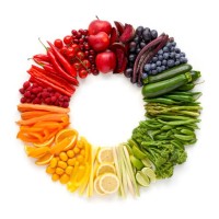 fresh produce in a circle - food stock pictures, royalty-free photos & images