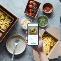 fresh recipe box and food delivery - food stock pictures, royalty-free photos & images