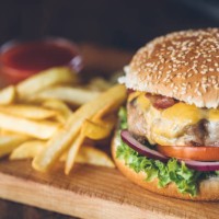 fresh tasty burger - food stock pictures, royalty-free photos & images