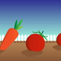 fresh vegetables - garden decoration stock illustrations