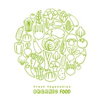 fresh vegetables. organic food. - food stock illustrations