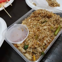fried rice in plastic take away container - junk food stock pictures, royalty-free photos & images
